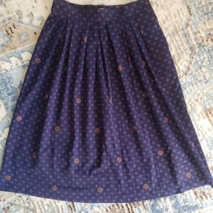 Vintage Levi's Strauss Side Button A-line skirt